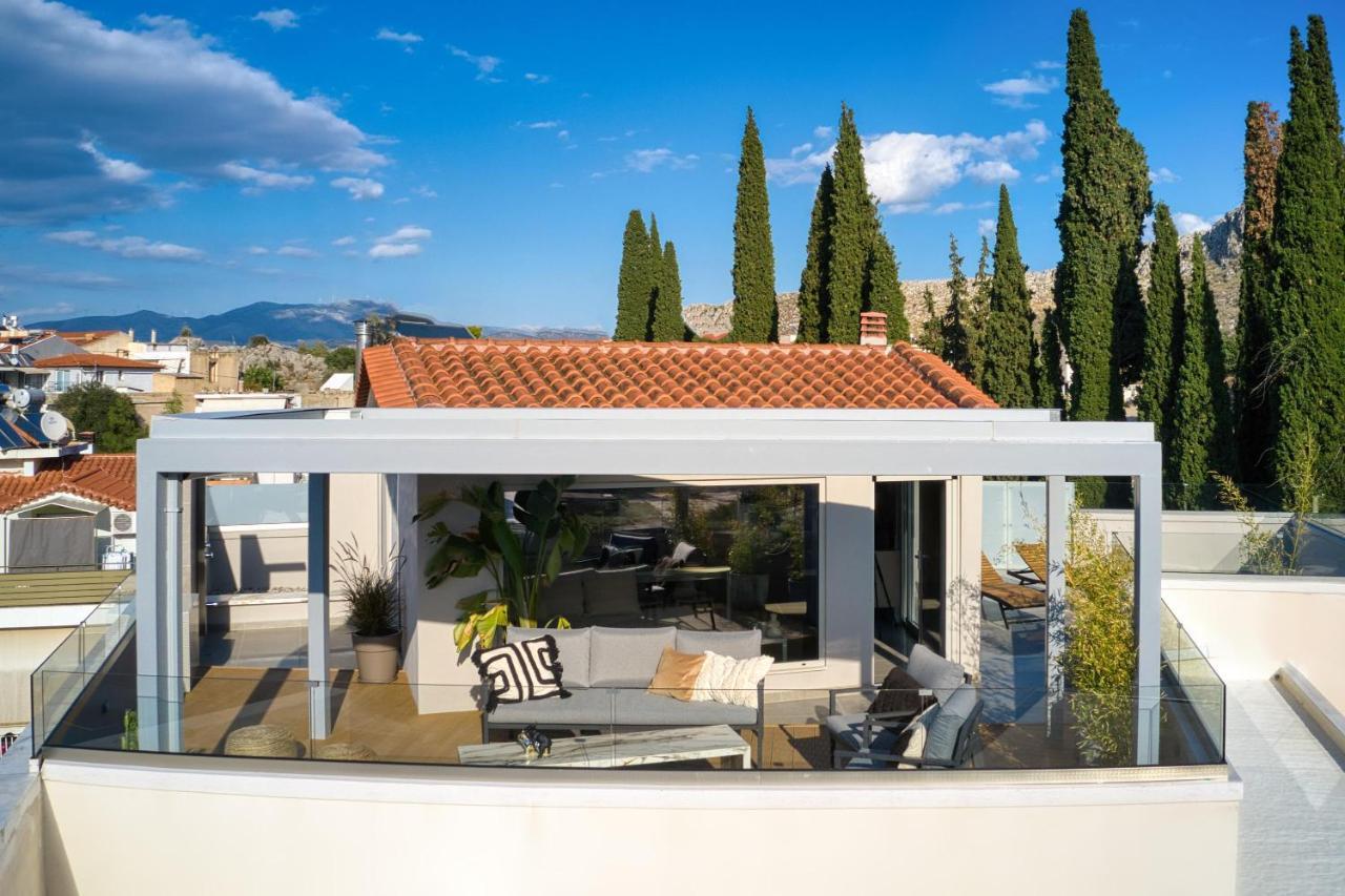 Chameleon Premium Loft Apartment Nafplio Bagian luar foto