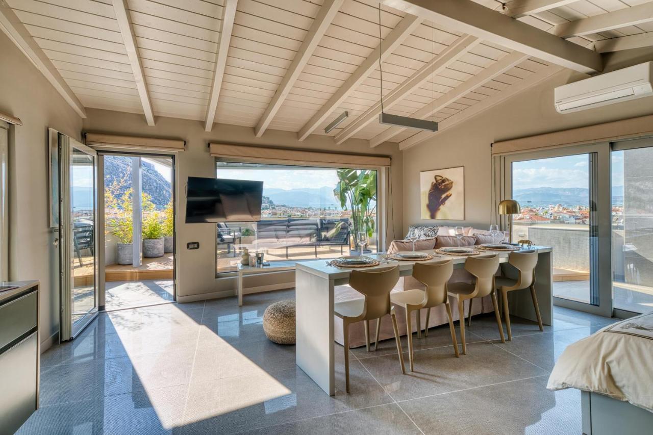 Chameleon Premium Loft Apartment Nafplio Bagian luar foto